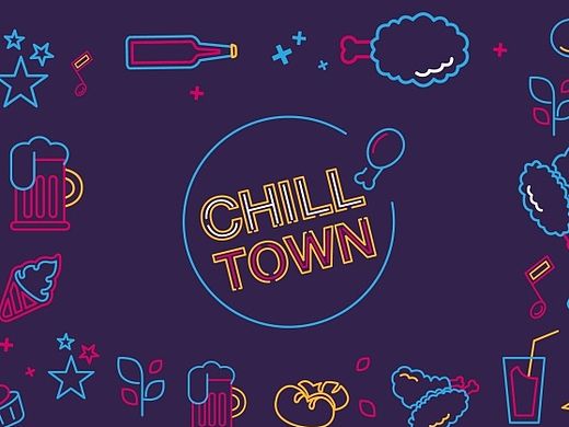  chill town 炸鸡品牌形象设计