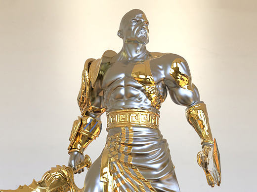 《斯巴达战神-奎托斯》——谭老怪作品