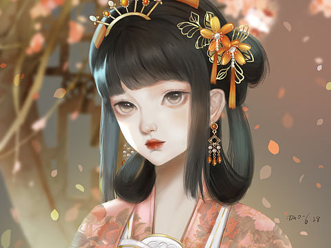 原创厚涂头像 步骤