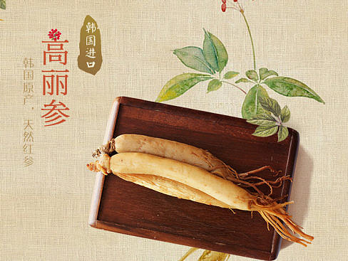 电商食品类人参详情页