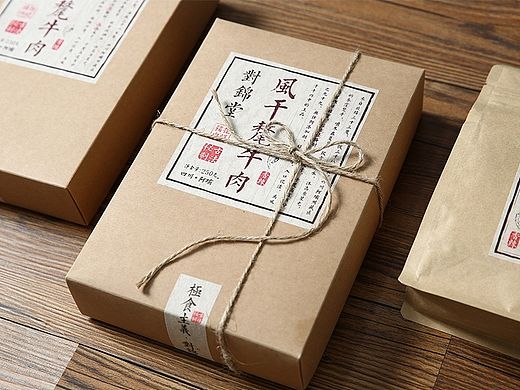 牦牛肉包装设计/不干胶贴/农产品设计/草原风干牛肉干/四川阿坝/美食特产/原生态食品包