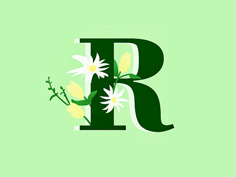 字母与花（个人主页-ZNDI0NjUwMDQ=） - 创作习作 - 站酷设计师小牛奶面包原创素材 - 站酷ZCOOL