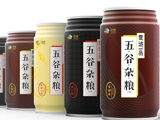 五谷杂粮包装设计/大米包装设计公司/粮油包装设计/农产品包装设计/易拉罐装大米