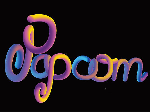 立体酷炫字体教程