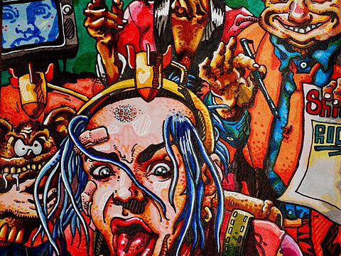 大学时期马克笔练习，翻出来回忆回忆