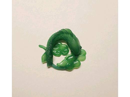 首饰设计-鱼，蜡雕倒膜(及手绘工艺步骤图)