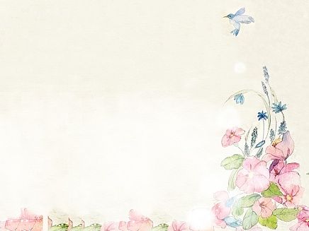 唯美梦幻花墙素雅森林炫酷竹草地高清背景大图