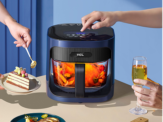普鲁士蓝调厨电场景 丨TCL空气炸锅