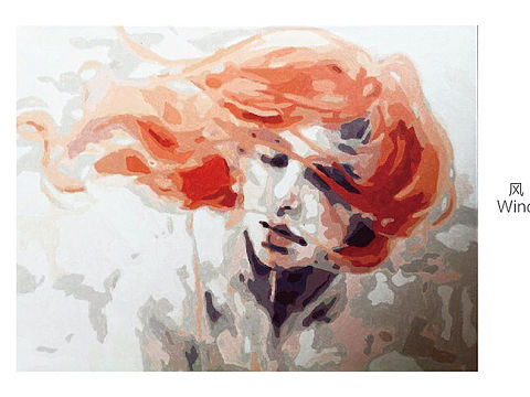 丙烯油画作品