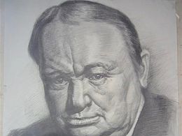 素描丘吉尔