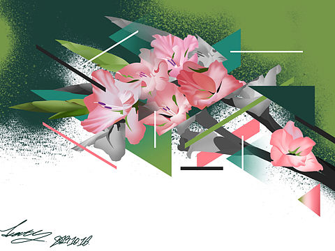 剑兰（个人主页-ZNDA3MDcyMjA=） - 新锐潮流插画 - 站酷设计师KATS2原创素材 - 站酷ZCOOL