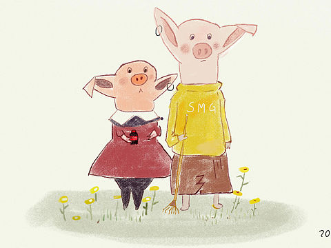 小新插画临摹（个人主页-ZMzkzODg2MDQ=） - 创作习作 - 站酷设计师自由心工作室原创素材 - 站酷ZCOOL