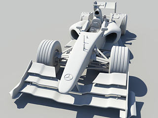 3D建模 F1赛车 