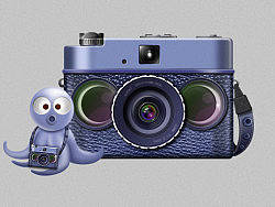 章鱼相机+相集ICON（个人主页-ZNjY3NjUy） - 图标 - 站酷设计师加U猫原创素材 - 站酷ZCOOL