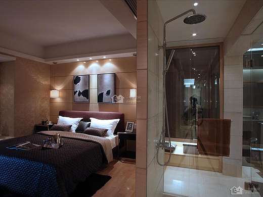 花果园现代简约102平米三房二厅一卫装修案例