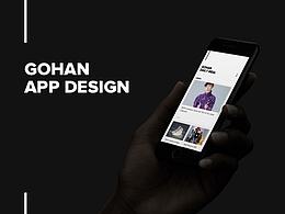 GOHAN - App Design