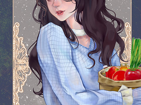 美女（个人主页-ZNTI3NDg5NTY=） - 创作习作 - 站酷设计师蜜桃配乌龙原创素材 - 站酷ZCOOL
