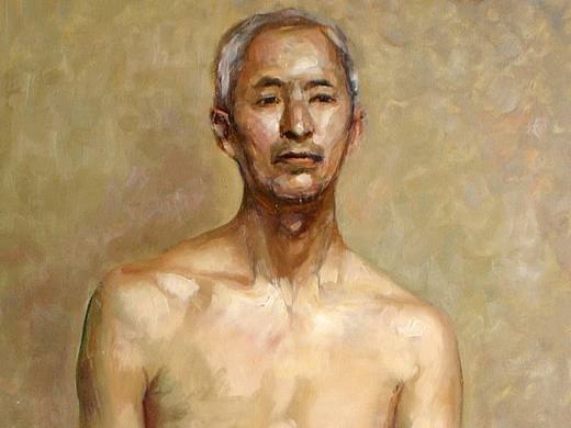 早年的油画人物习作