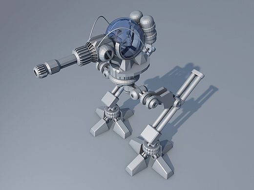 C4D初体验建模之机器人