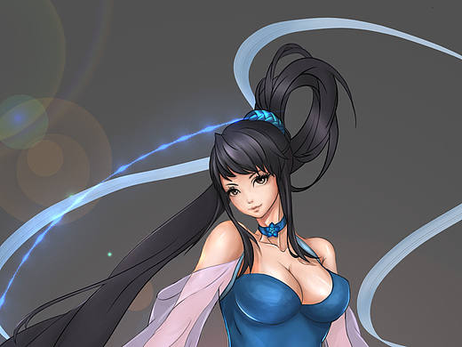 剑侠女子(个人主页-ZMTc0MDc5Mjg=) - 游戏原画 - 站酷设计师画画的Stephanie原创素材 - 站酷ZCOOL