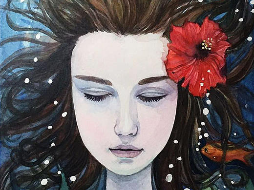 水彩人物