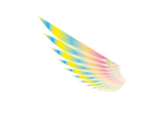 单翅膀彩色（个人主页-ZNjUyMDk3ODQ=） - 海报 - 站酷设计师Z432026698原创素材 - 站酷ZCOOL