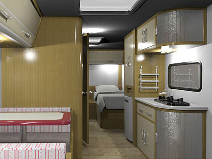 营地专用房车内饰设计