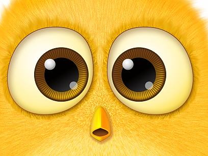 学着画了只小鸡