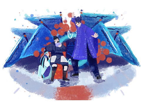 戏曲插画