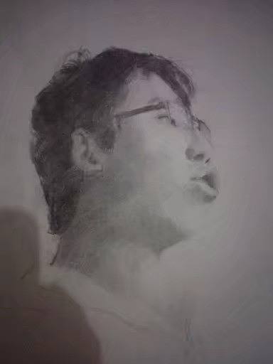 阿杜速写肖像画