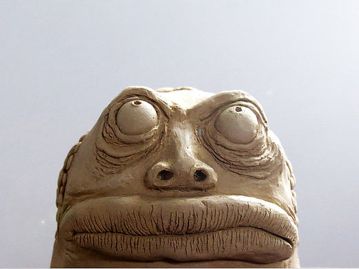 一群小泥塑