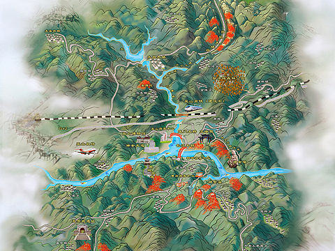 《巫山地图》插画