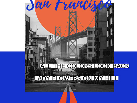 拼贴风设计一一主题旧金山