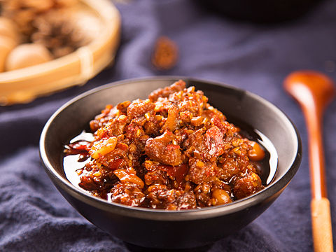 静物摄影牛肉酱