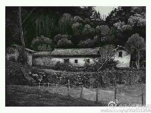 钢笔风景画（个人主页-ZMjAyODIxMjg=） - 绘画 - 站酷设计师森人与鹿原创素材 - 站酷ZCOOL