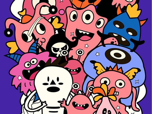 万圣节（个人主页-ZNjI3NzY2MDQ=） - AI作品 - 站酷设计师今天叫小刘呀原创素材 - 站酷ZCOOL