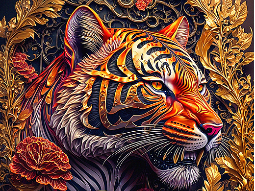 AI绘画｜虎