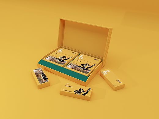 虎啸岩虎年岩茶包装设计