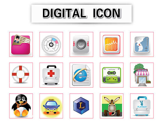 digital icon（個人主頁-ZMTc5MzkyOTY=） - 圖標(biāo) - 站酷設(shè)計師濃眉小子原創(chuàng)素材 - 站酷ZCOOL