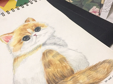 貓星人（個人主頁-ZMTk5Mjg2NTY=） - 藝術(shù)插畫 - 站酷設(shè)計師小魚與傻喵原創(chuàng)素材 - 站酷ZCOOL