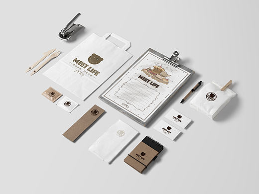 咖遇奶茶店 VI设计