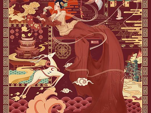 原创  古风插画