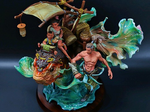 鱼将行涂装成品