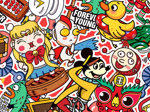 FOREVER YOUNG图形设计 第二弹
