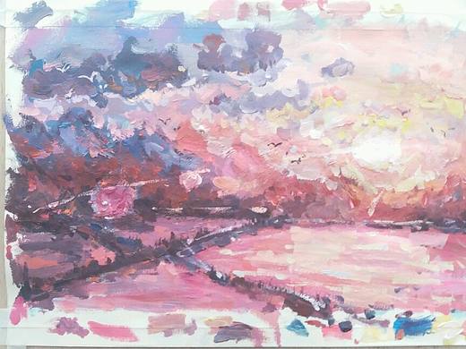 風景（個人主頁-ZMTk2NjE5NzI=） - 繪畫 - 站酷設計師芥末奧利奧原創(chuàng)素材 - 站酷ZCOOL