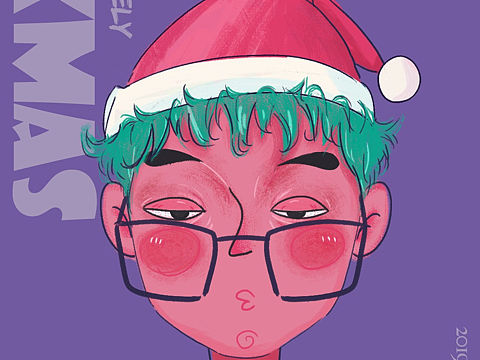 圣诞节·想peach（个人主页-ZMzkyMjYyMzY=） - 新锐潮流插画 - 站酷设计师杜三岁爱吃糖原创素材 - 站酷ZCOOL