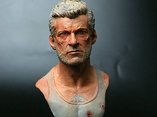 金剛狼胸像涂裝成品（個(gè)人主頁(yè)-ZMjM0MzQ4MDg=） - 手辦/模玩 - 站酷設(shè)計(jì)師老鳥(niǎo)Studio原創(chuàng)素材 - 站酷ZCOOL