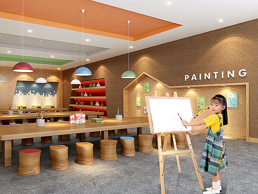 四川兰湾国际幼儿园品牌装修设计案例