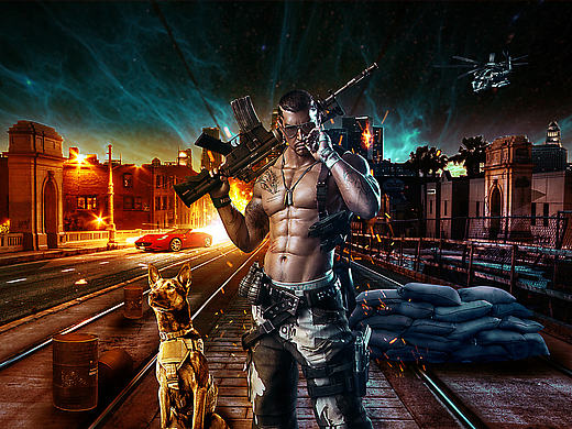 boom!boom!boom!战争海报