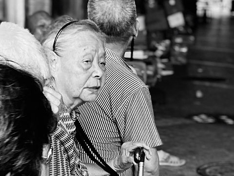 路上的老人朋友们